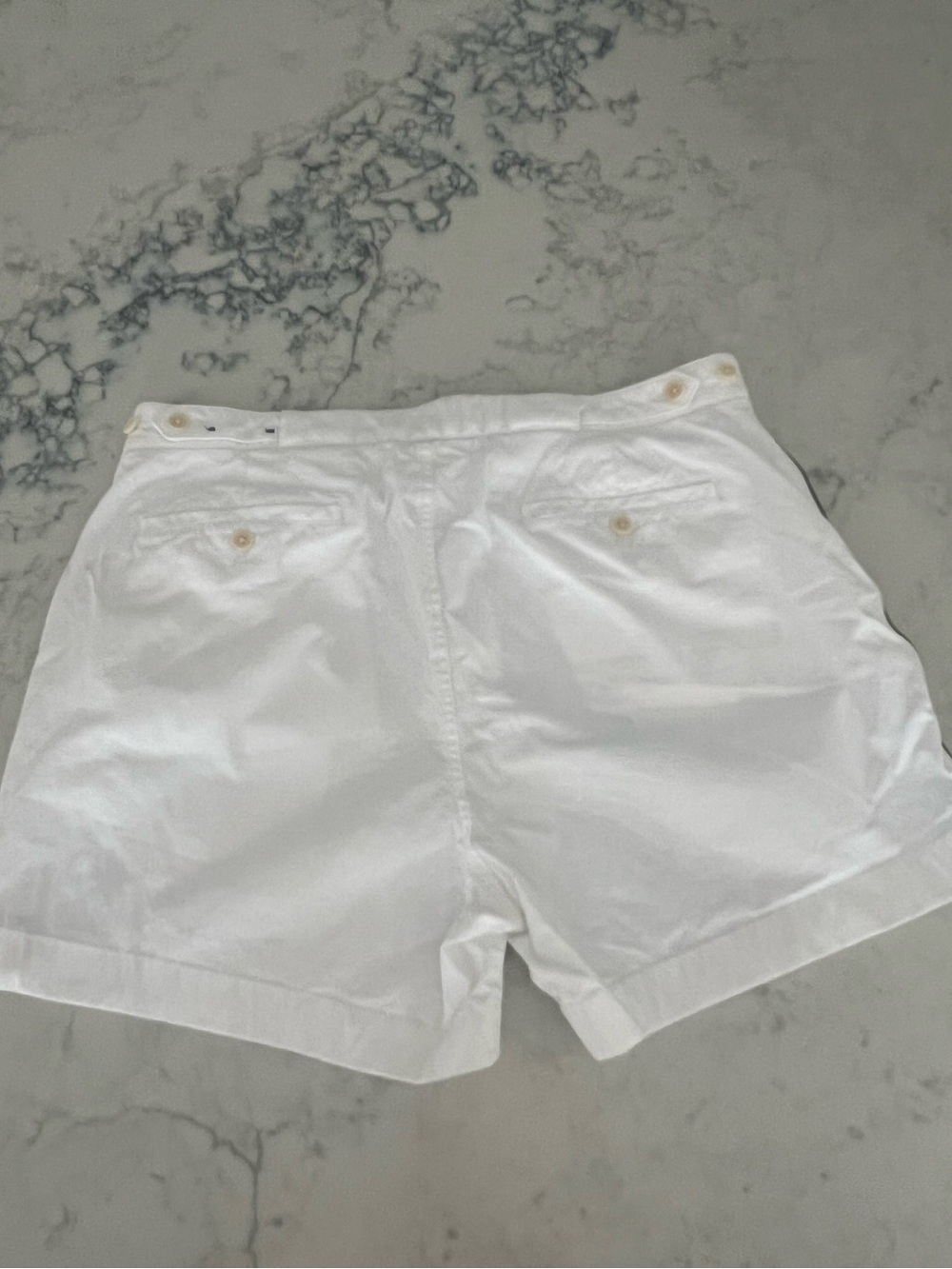Brooks Brothers White Tennis Bermuda Shorts Supima Cotton Men’s Size 36 $118 - Picture 2 of 7